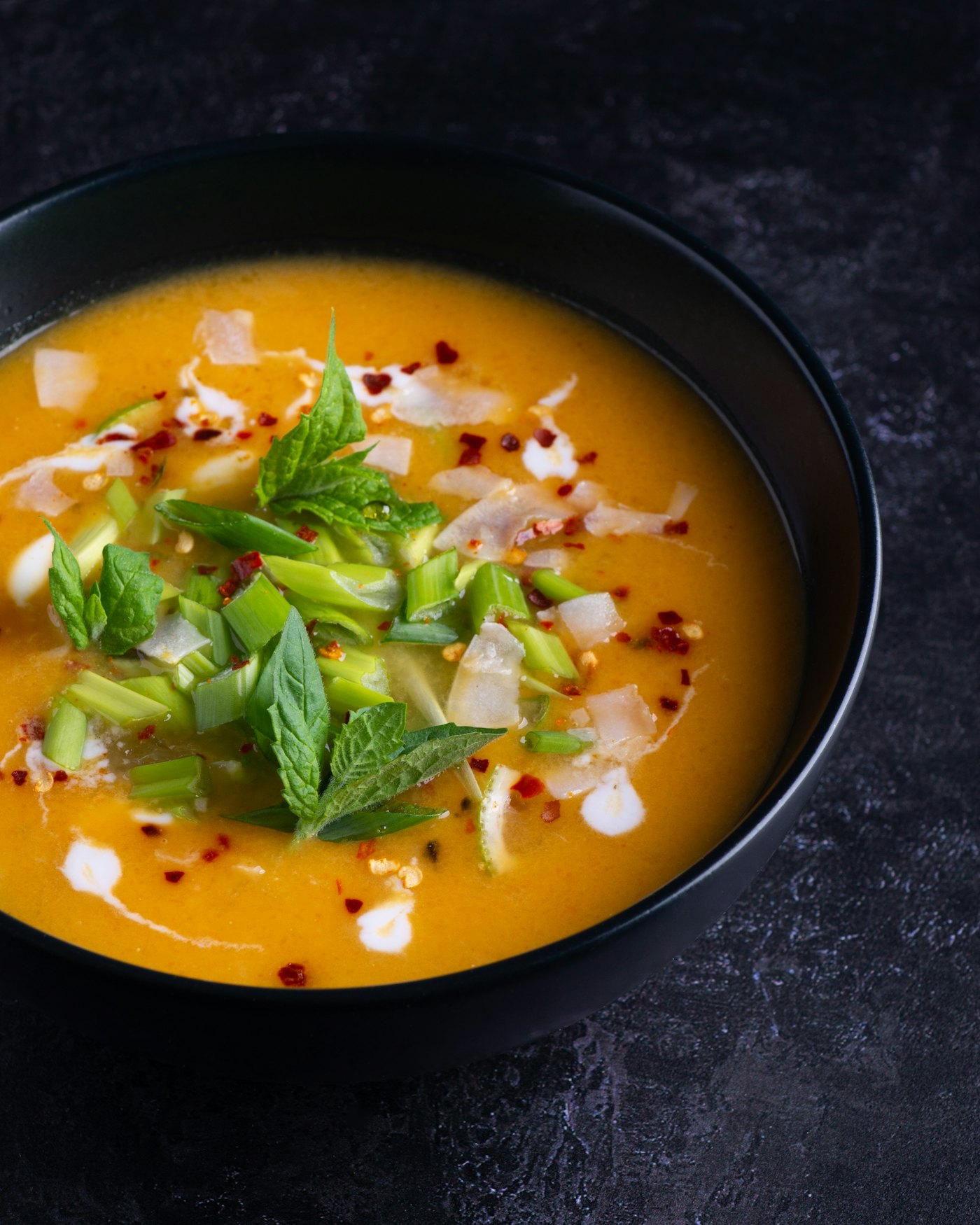 Turmeric vegetable soup